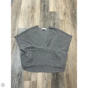 FeatherlightConstruction Sweater Short Sleeve By Free People In Grey, Size: M