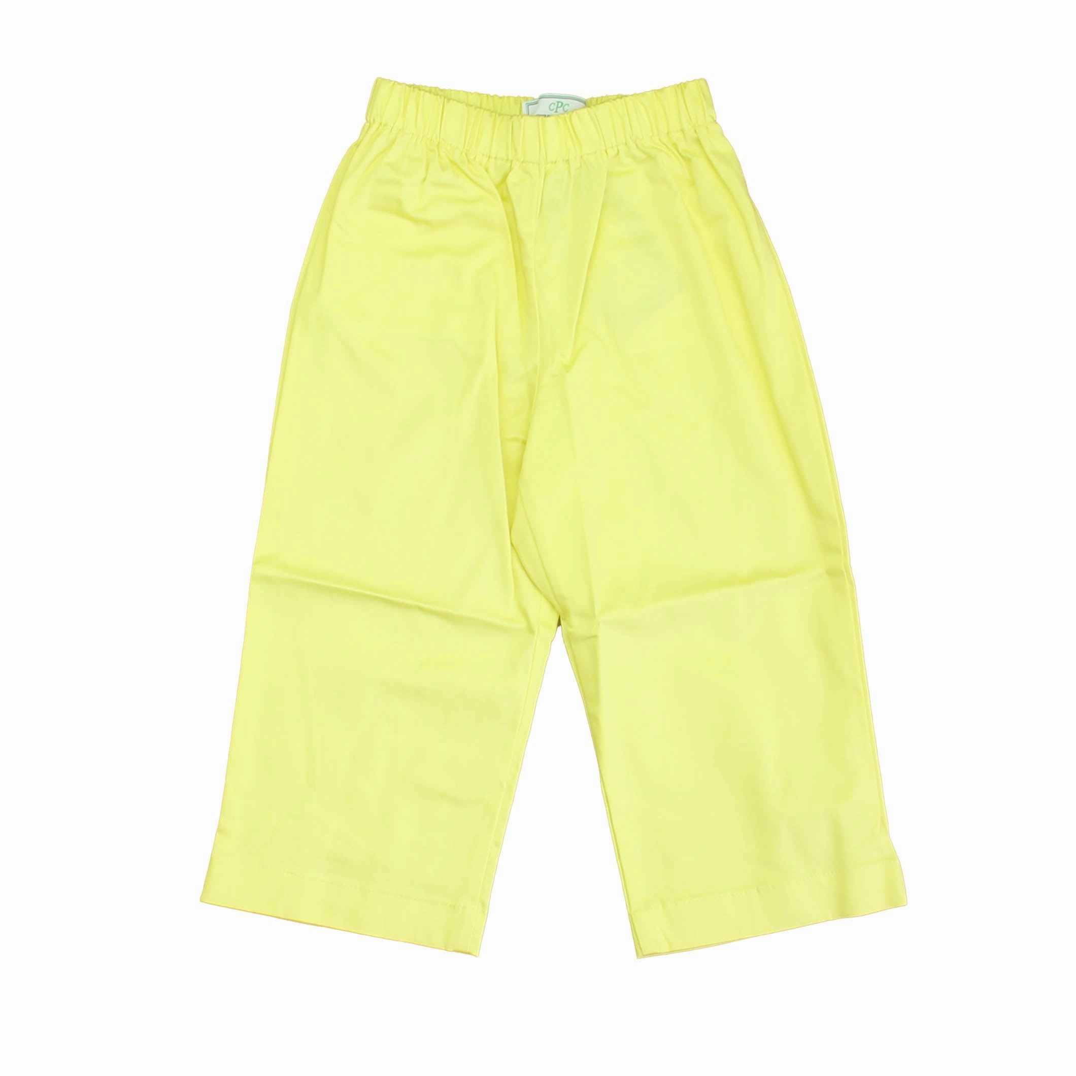 Classic Prep Boys Limelight Yellow Pants Size: 2-5T All Day Wear