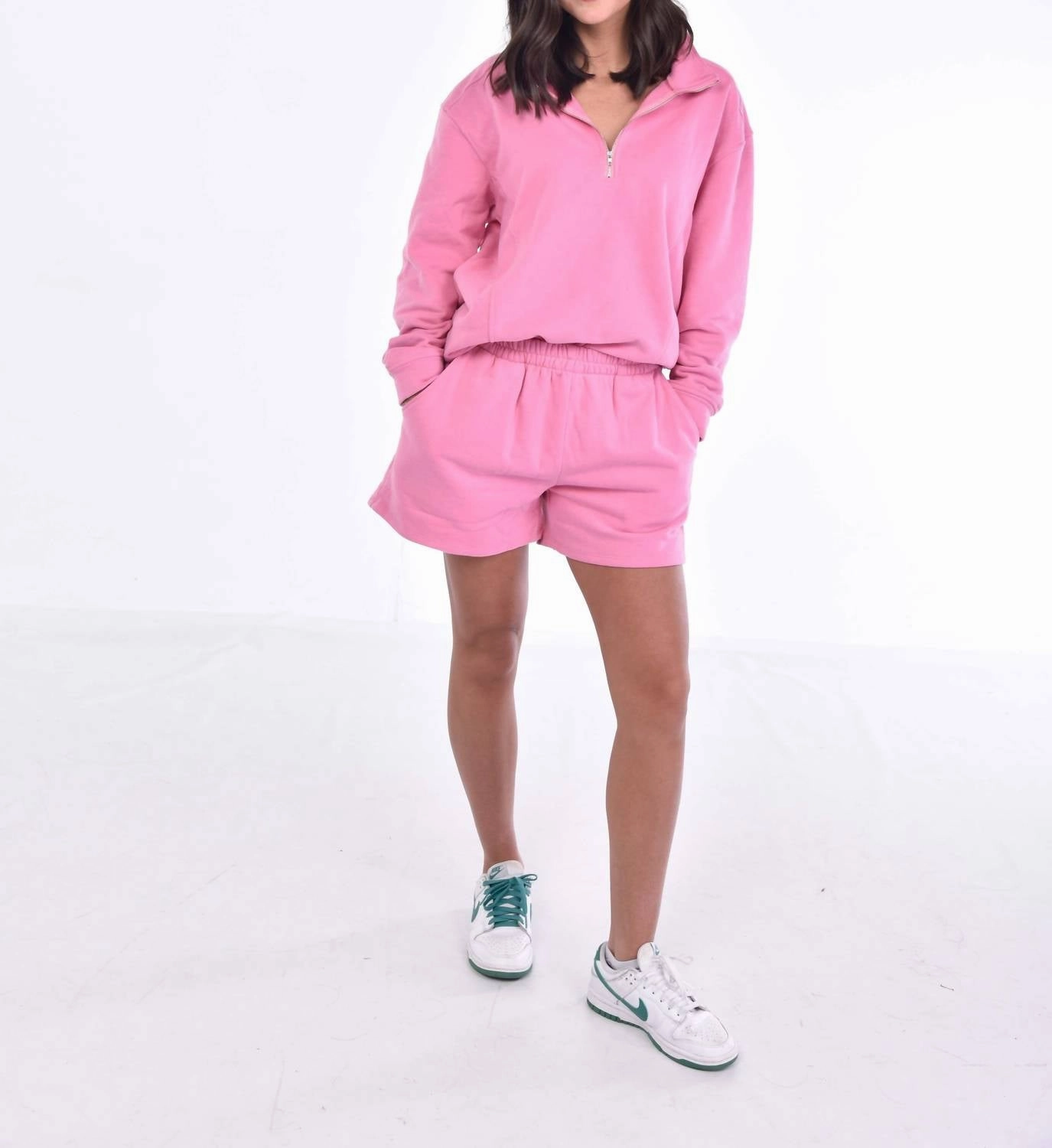 Moisture Wicking Technology Pink Short Set