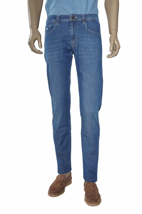 Tramarossa Solid Denim Jeans Breathable Classic Wear Eco Friendly