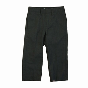 Gripper Waistband Wide Leg Crewcuts Boys Charcoal Pants