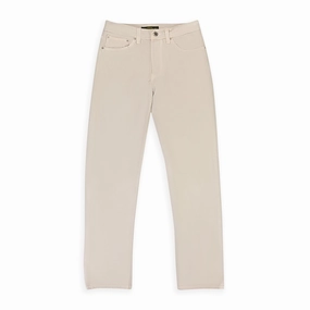 Freeman's Sporting Club Sand Slim Selvage Denim Jeans Clean Silhouette