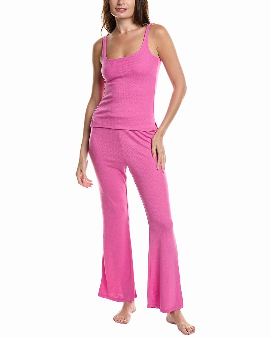 Flexible Ribbed Cuffs Honeydew 2pc Summer Lovin' Lounge Set