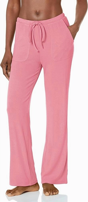 West Lounge Pant In Bubble Gum stain resistant coating Kangaroo Pocket