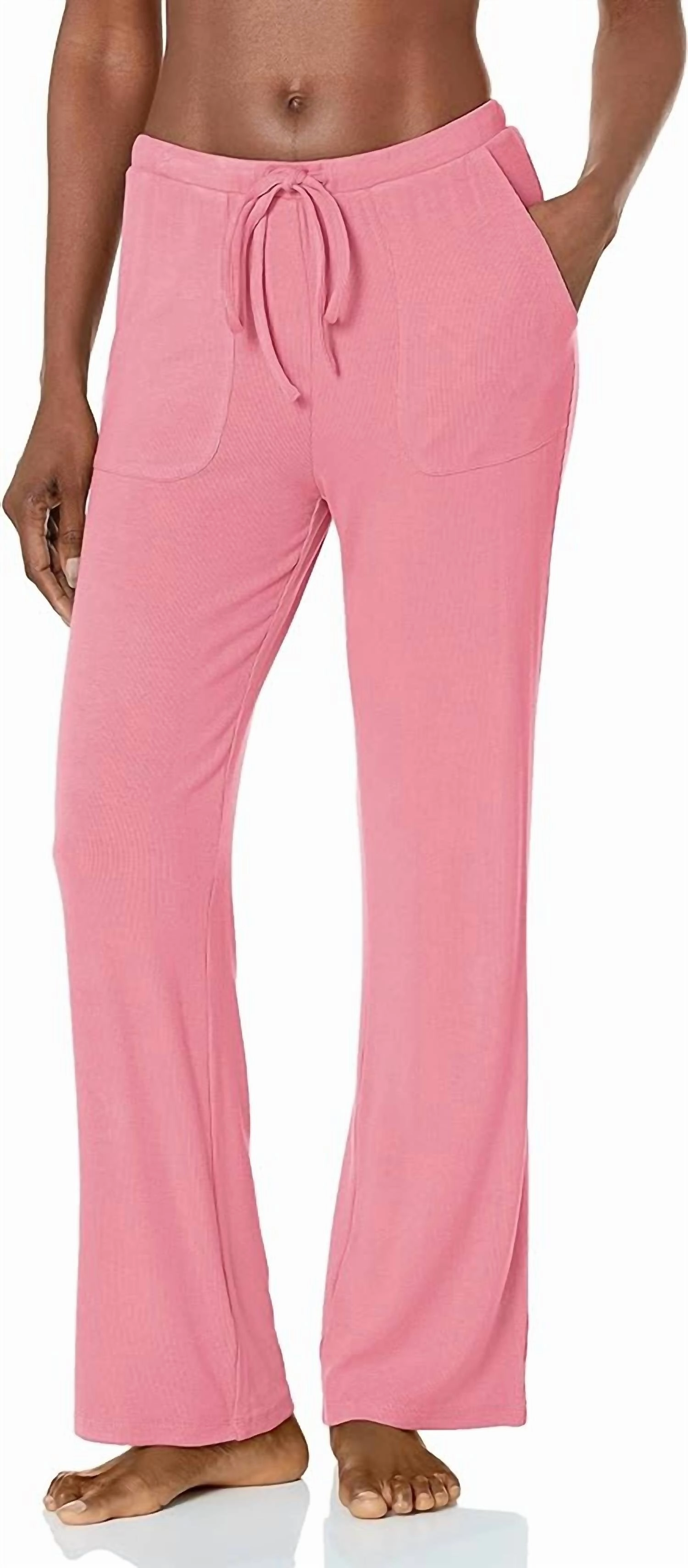 West Lounge Pant In Bubble Gum stain resistant coating Kangaroo Pocket