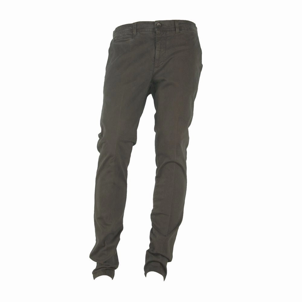 Basic Style Creative Look Elegant Road Trip Made in Italy Elegant Italian Cotton Blend Men's Pants
