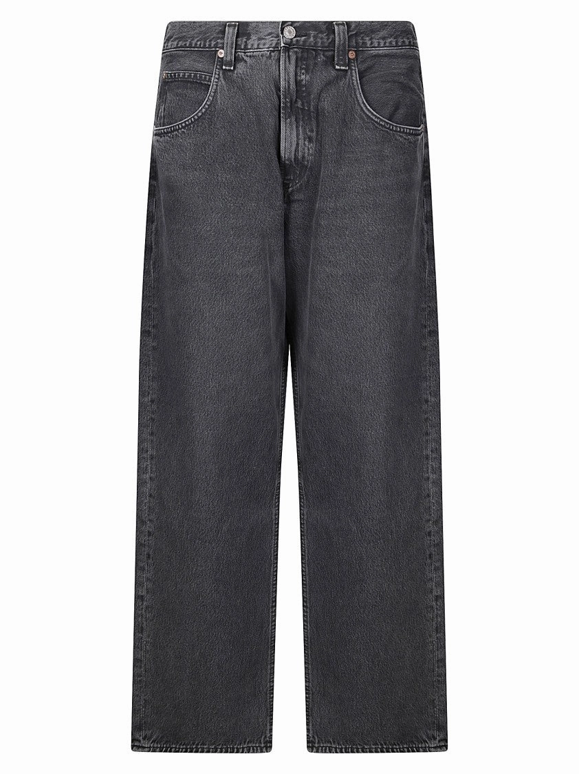 High-Waisted Jeans With Five Pockets Foundation Piece No Gap Waist Design
