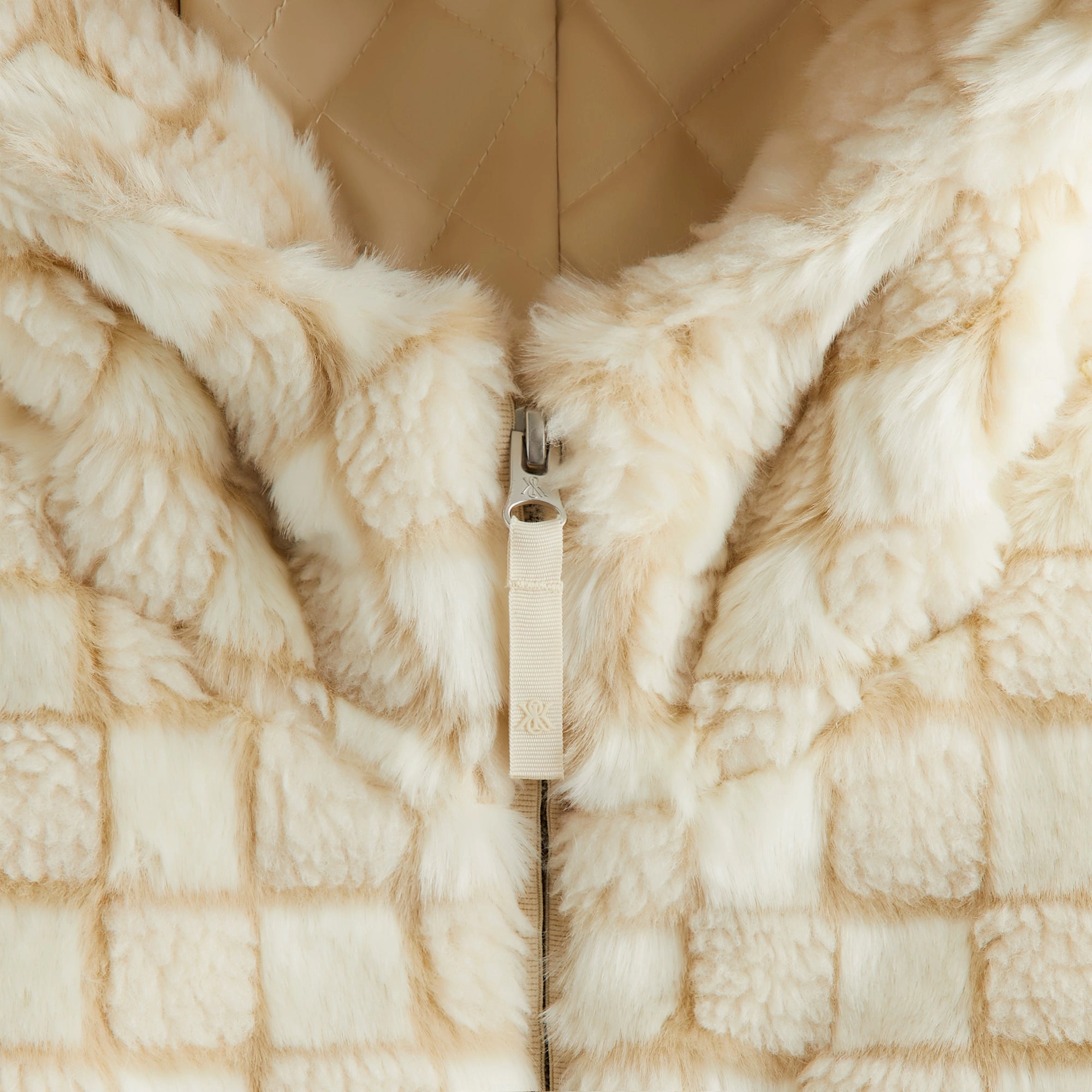 Kith Women Toshi Checked Teddy Bomber - Veil WaterRepellentExterior