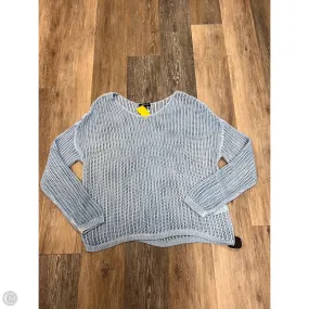 Wear Resistant Fabric WrinkleFree Weave Sweater By Charlie B In Blue, Size: Xl