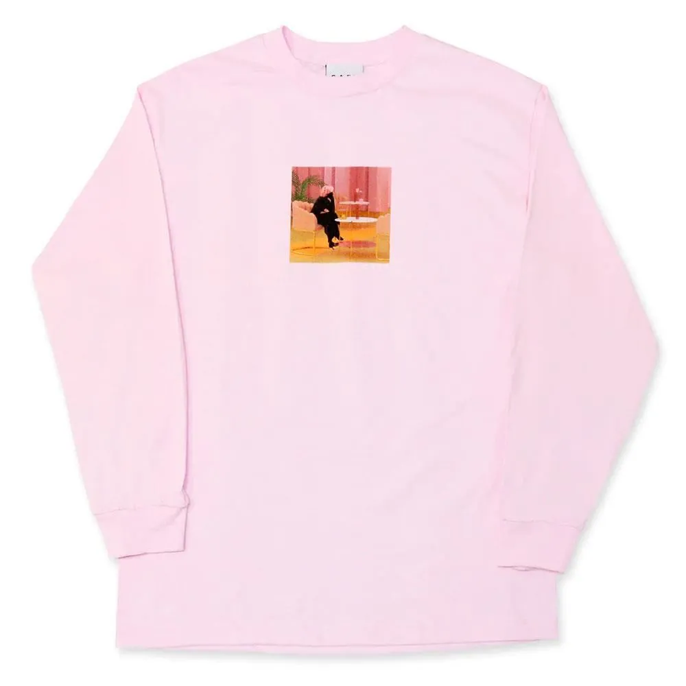 Ethically Sourced Materials Skateboard Cafe Unexpected Beauty Longsleeve T-Shirt - Pink
