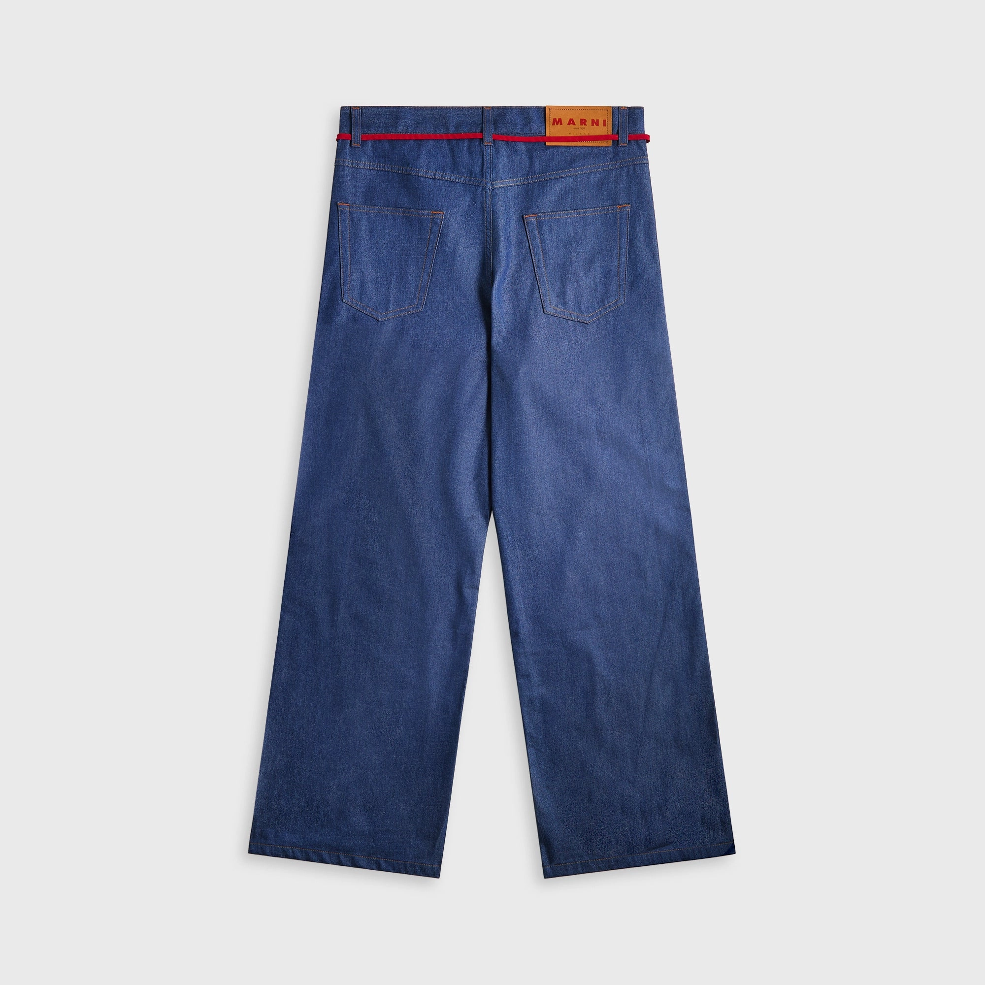 Marni Trousers - Blue Fashion Staple smooth zipper