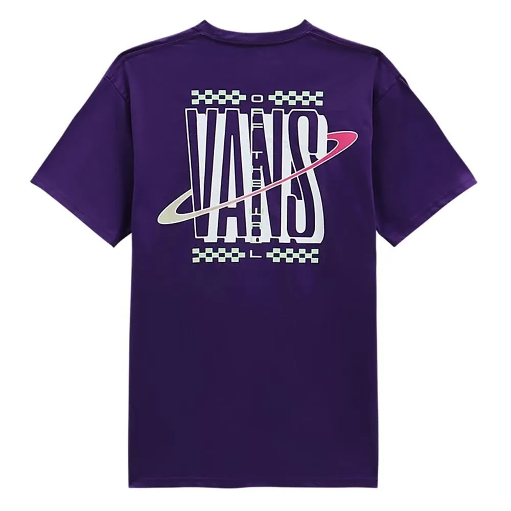 Modern Comfort Style Holiday Outfit Style Vans Ringed Logo T-Shirt - Violet Indigo