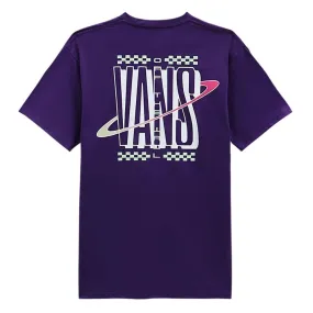 Vans Ringed Logo T-Shirt - Violet Indigo Timeless Layering Cozy Wardrobe