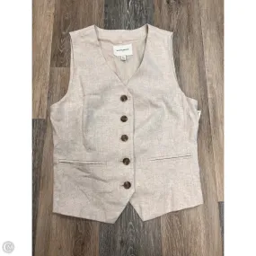 Hypoallergenic Textile Vest Other By Banana Republic In Cream, Size: Xs