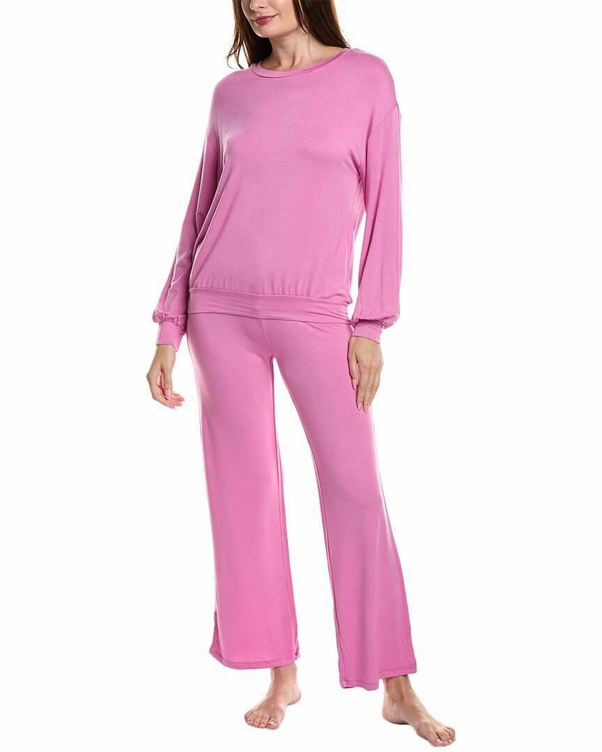 Drapey Texture Honeydew 2pc Play It Cool Lounge Set