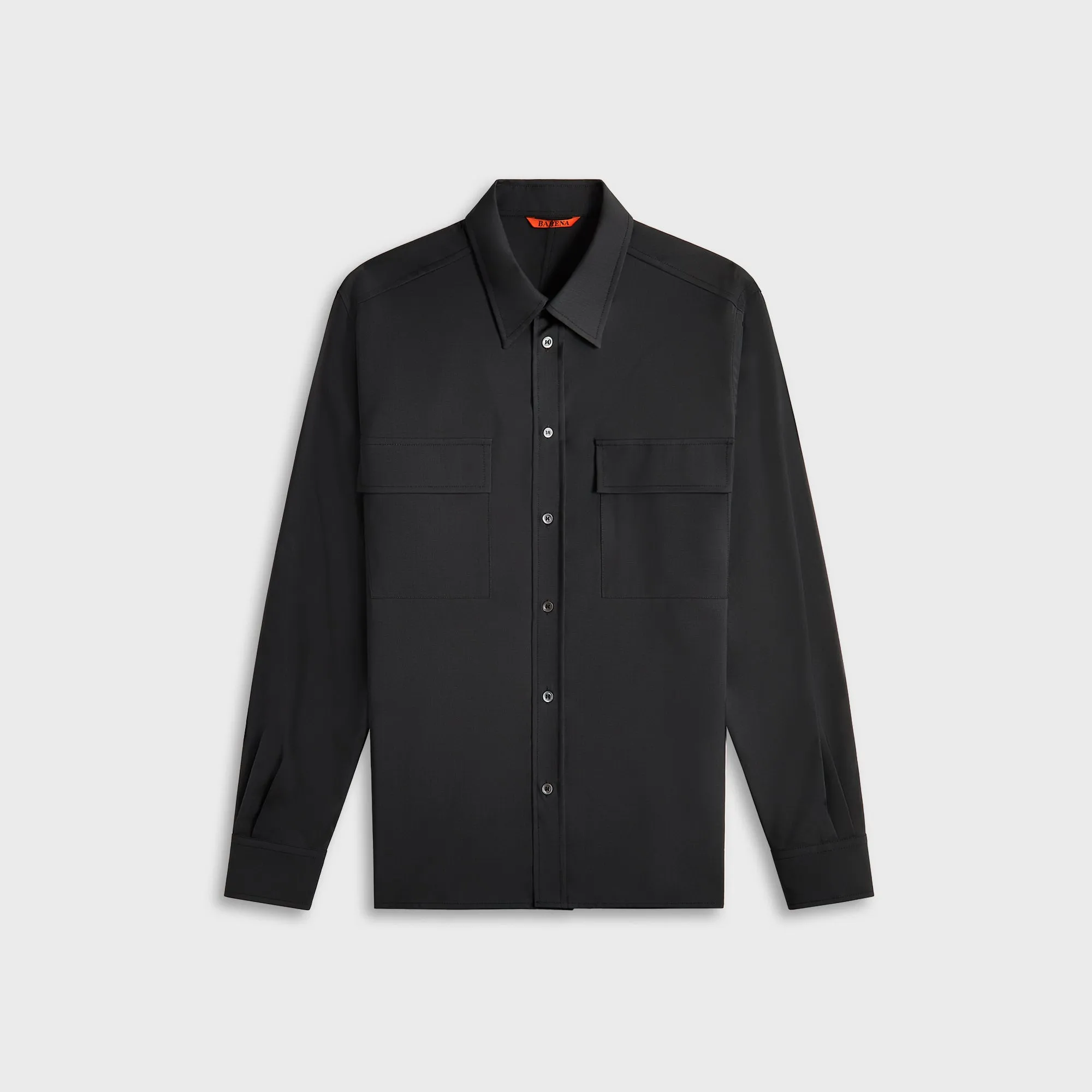 Thermoregulating Fabric Multi Functional Pockets Barena Camicia Tela Shirt - Piombo
