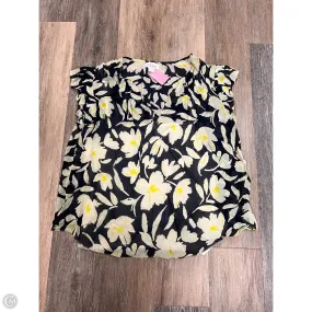Blouse Short Sleeve By Velvet By Graham & Spencer In Floral Print, Size: L Recycled Fiber Blend Outdoor Apparel