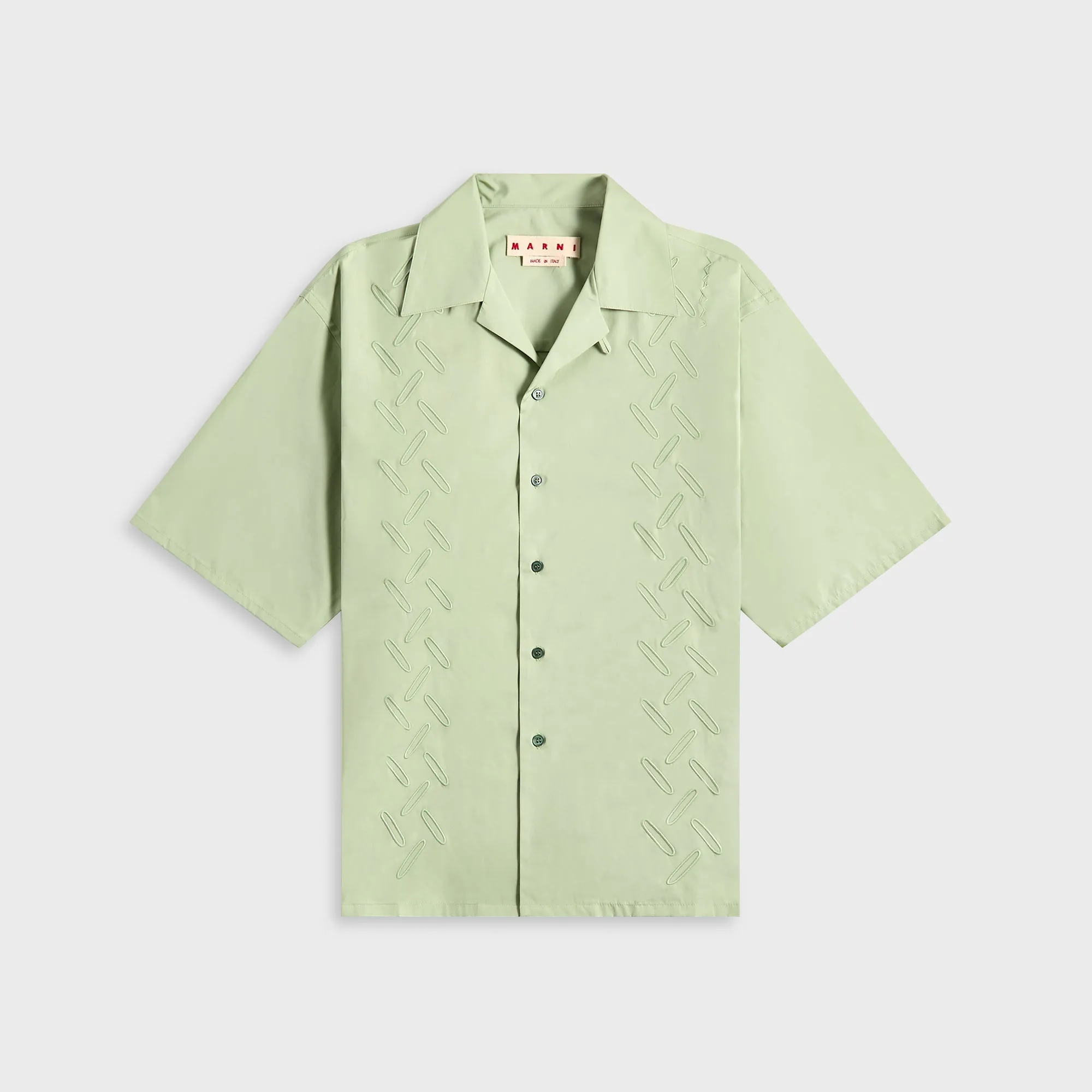 Marni Organic Cotton Poplin Bowing Shirt - Linden Fashion Statement High-End Finish