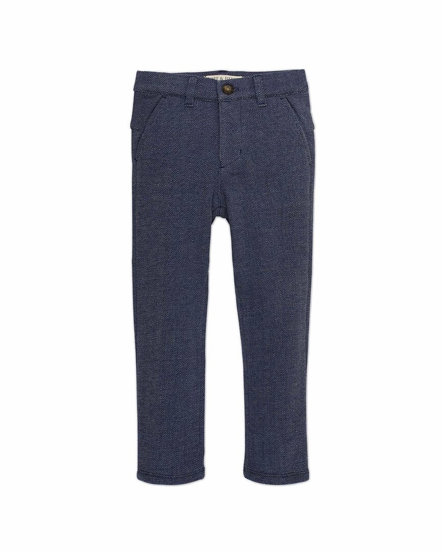 Non Binding Cuffs Comfort and style Hope & Henry Fleece Herringbone Pant