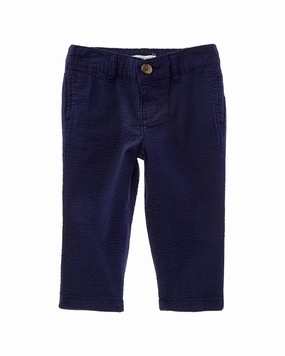 Hope & Henry Seersucker Suit Pant Dynamic Fit Soft Brushed Lining