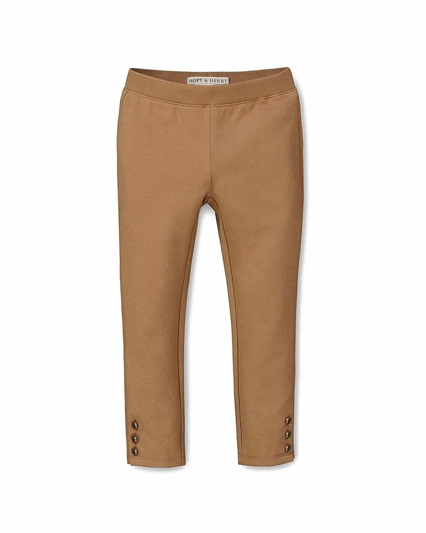 Smooth Finish Hope & Henry Three-Button Ponte Pant