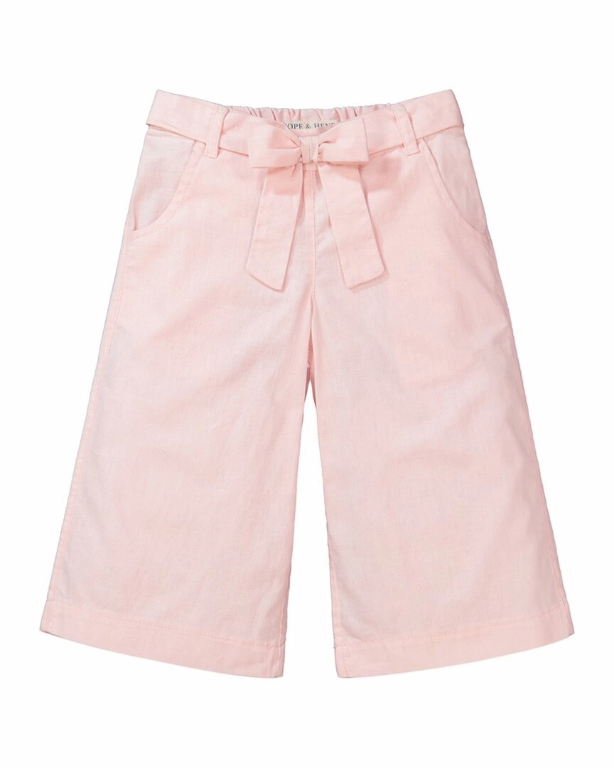 Simple Fit Hope & Henry Wide Leg Crop Bow Pant