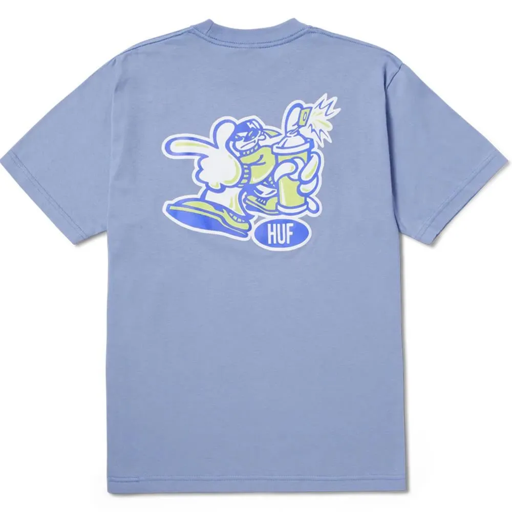 Comfy Top HUF Burner T-Shirt - Vintage Violet