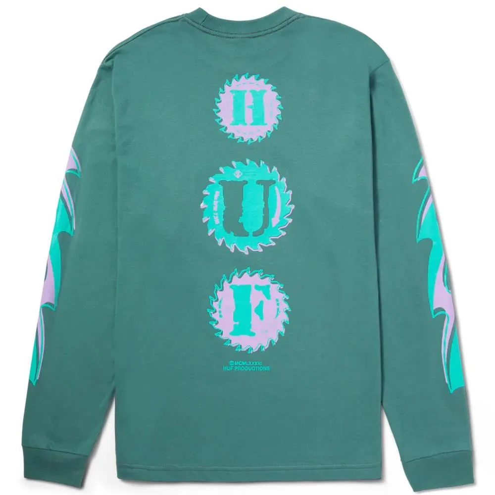 Classic timelessness HUF Buzzkill Long Sleeve T-Shirt - Pine