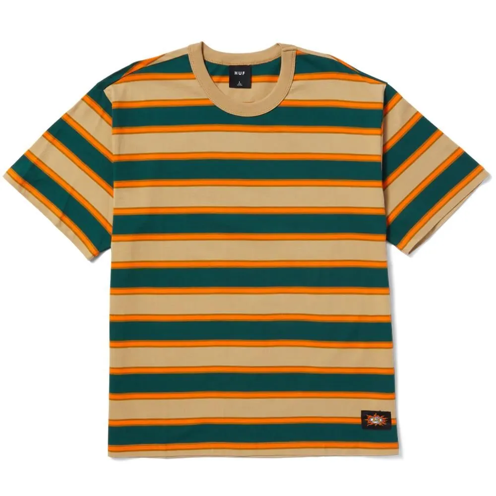 Huf Terrace Relaxed Knit T-Shirt - Pine Leisure Wear