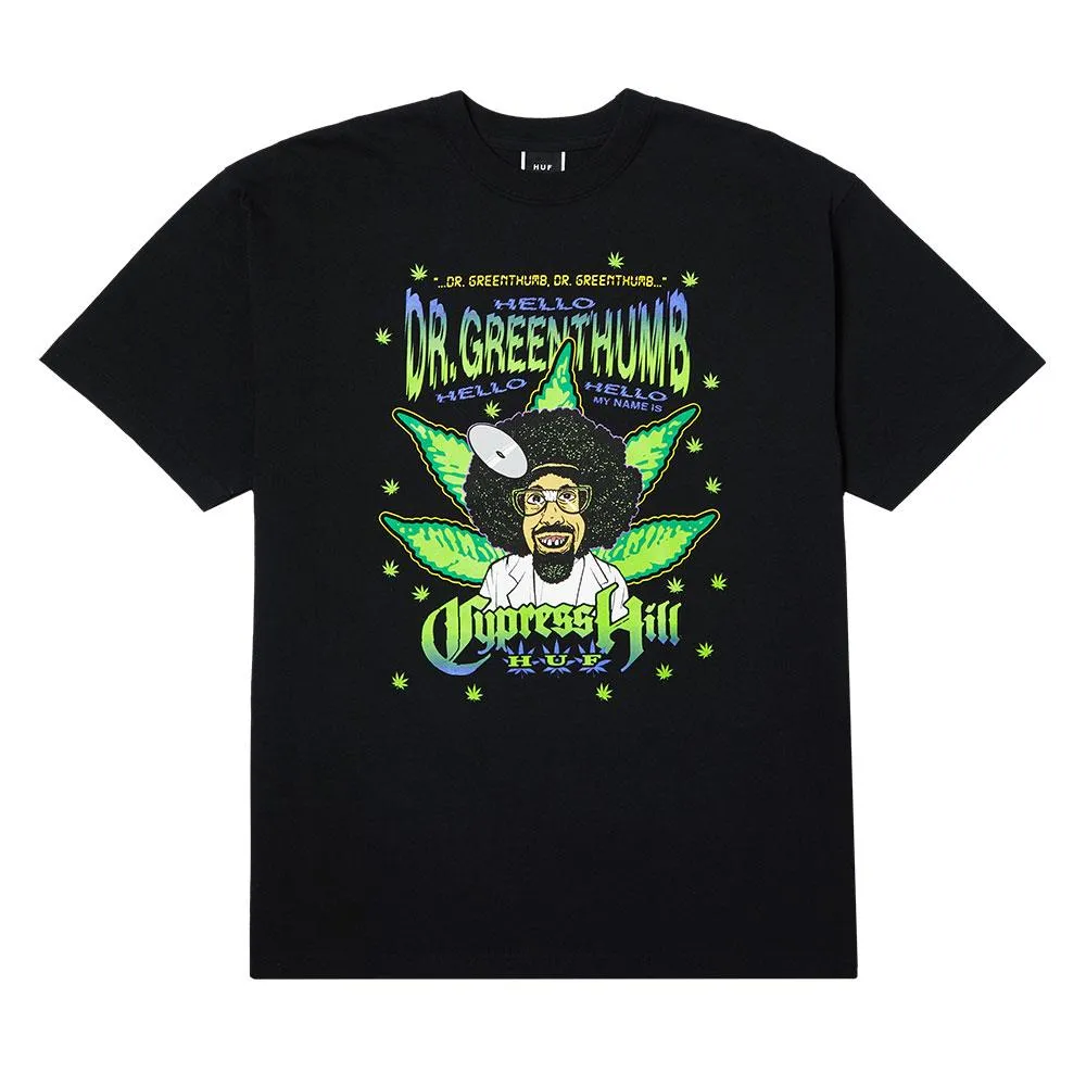 Versatile Trend HUF x Cypress Hill Dr Greenthumb T-shirt - Black
