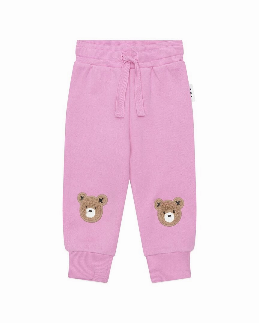 huxbaby Fuchsia Furry Huxbear Track Pant Mesh Lined