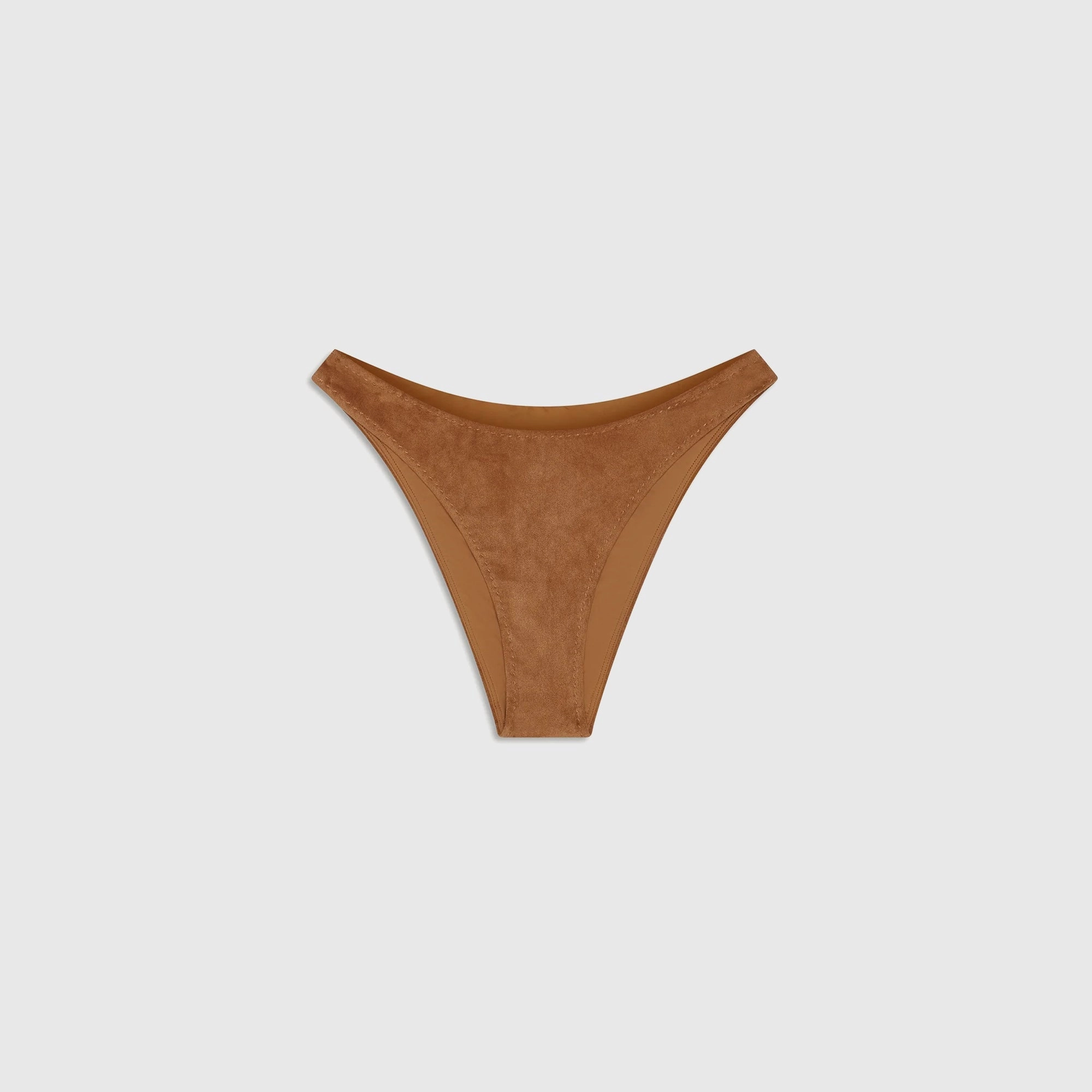Frankies Bikinis x Bella Hadid Dove Suede Bottom - Sunkissed Suede Minimalist-Design Romantic Escape