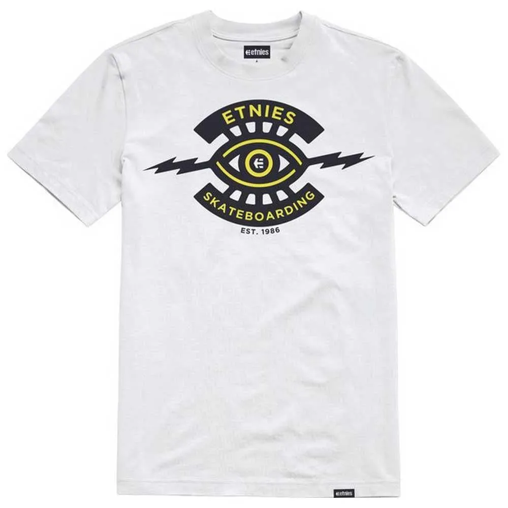 Etnies JW Wash T-Shirt - White Stylish Layer Look