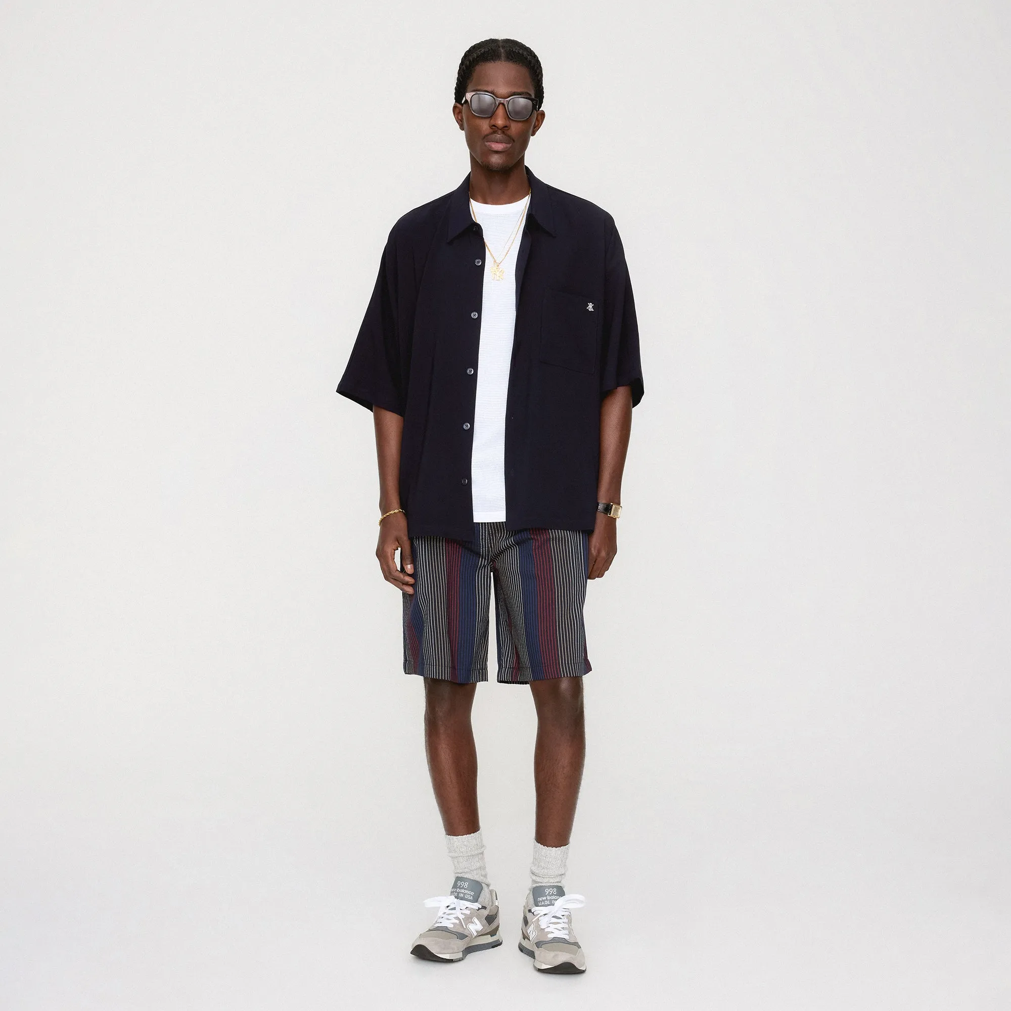 Kith Raf Dolman Buttondown - Ink Casual Wear Polished Look