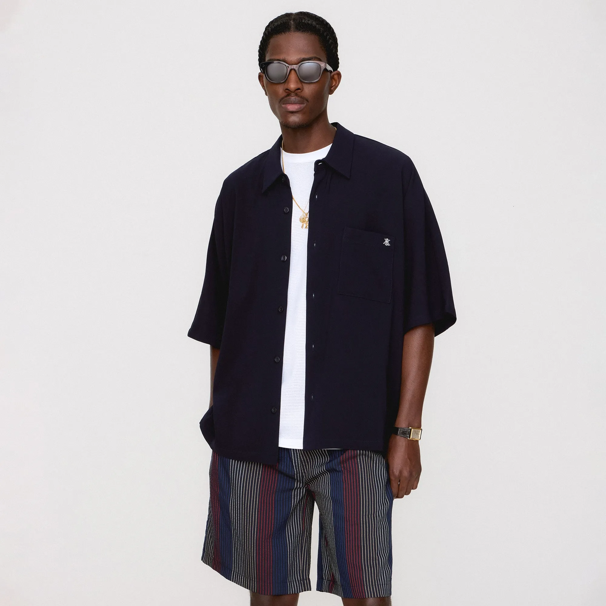 Kith Raf Dolman Buttondown - Ink Earthy Hue