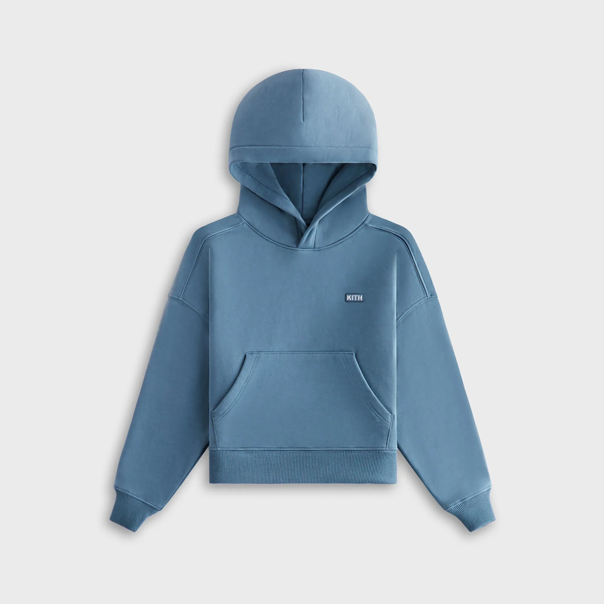 Classic Relaxed Kith Kids Nelson Hoodie - Anchor