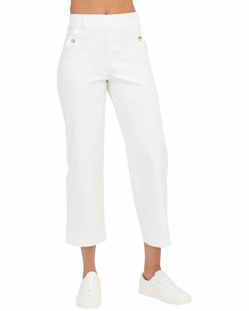 SPANX Stretch Twill Cropped Pant Ultra Soft Feel Smooth zipper closure