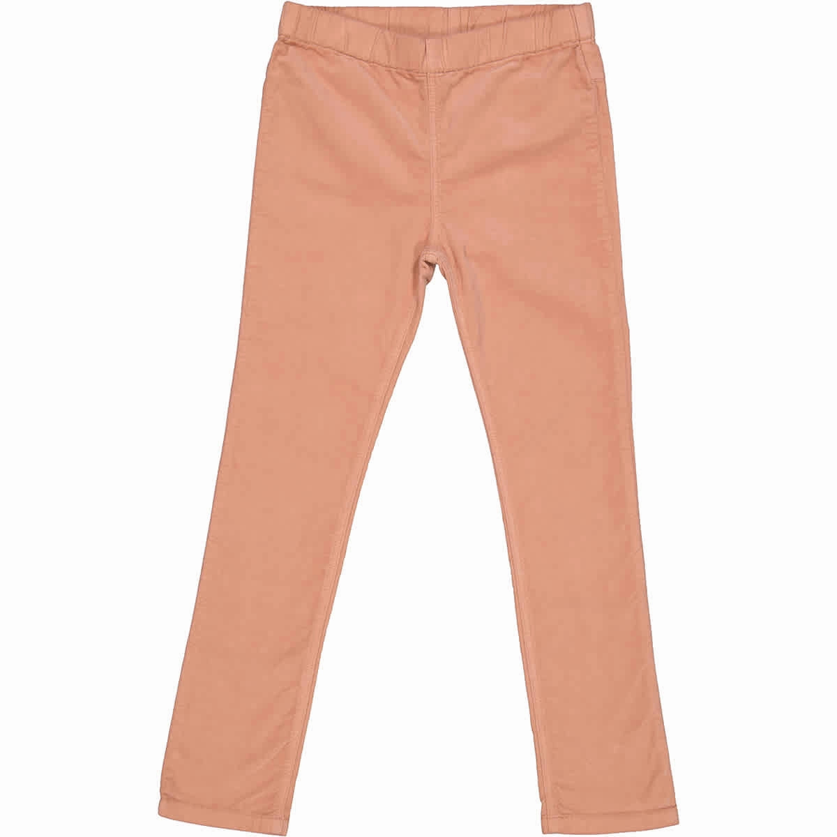 Soft Interior Comfortable Waistband Bonton Girls Chamallow Straight-leg Cotton Velour Pants