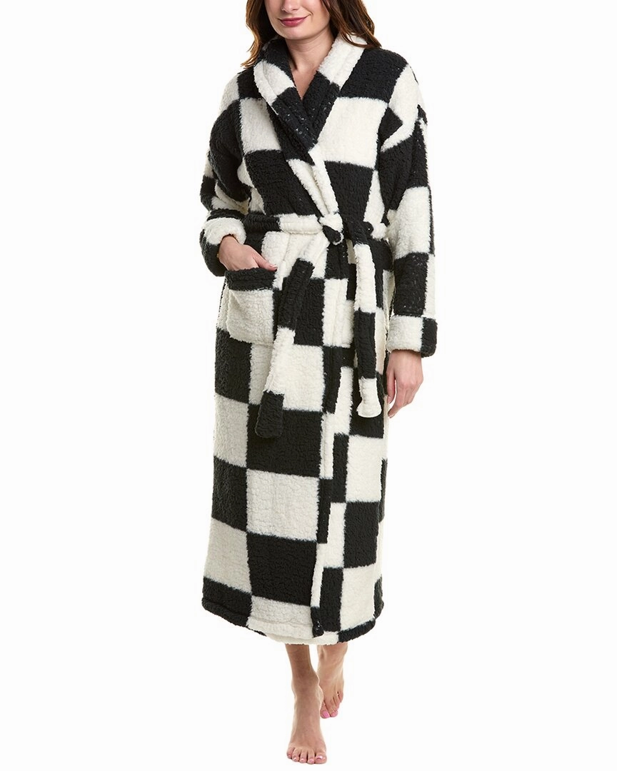 Ultra Soft Weave Lightweight Construction Sanctuary Shawl Collar Teddy Robe