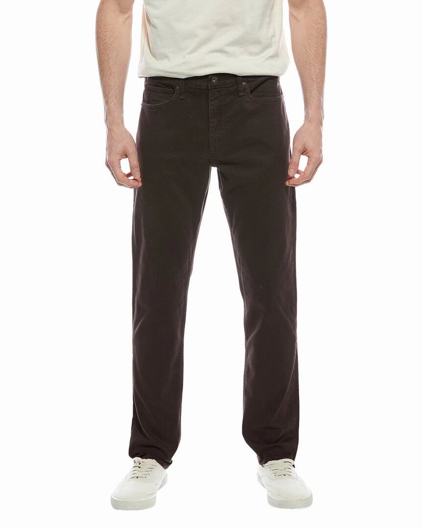 rag & bone Fit 2 Aero Stretch Dark Red Jean Office Wear Modern Rainy Day Sandblasted Details