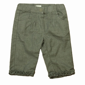 Il Gufo Girls Gray Pants Sophisticated Look Bootcut shape