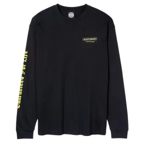 Independent GFL Truck Co. Longsleeve T-Shirt - Black Streetwear attitude Minimal Comfort