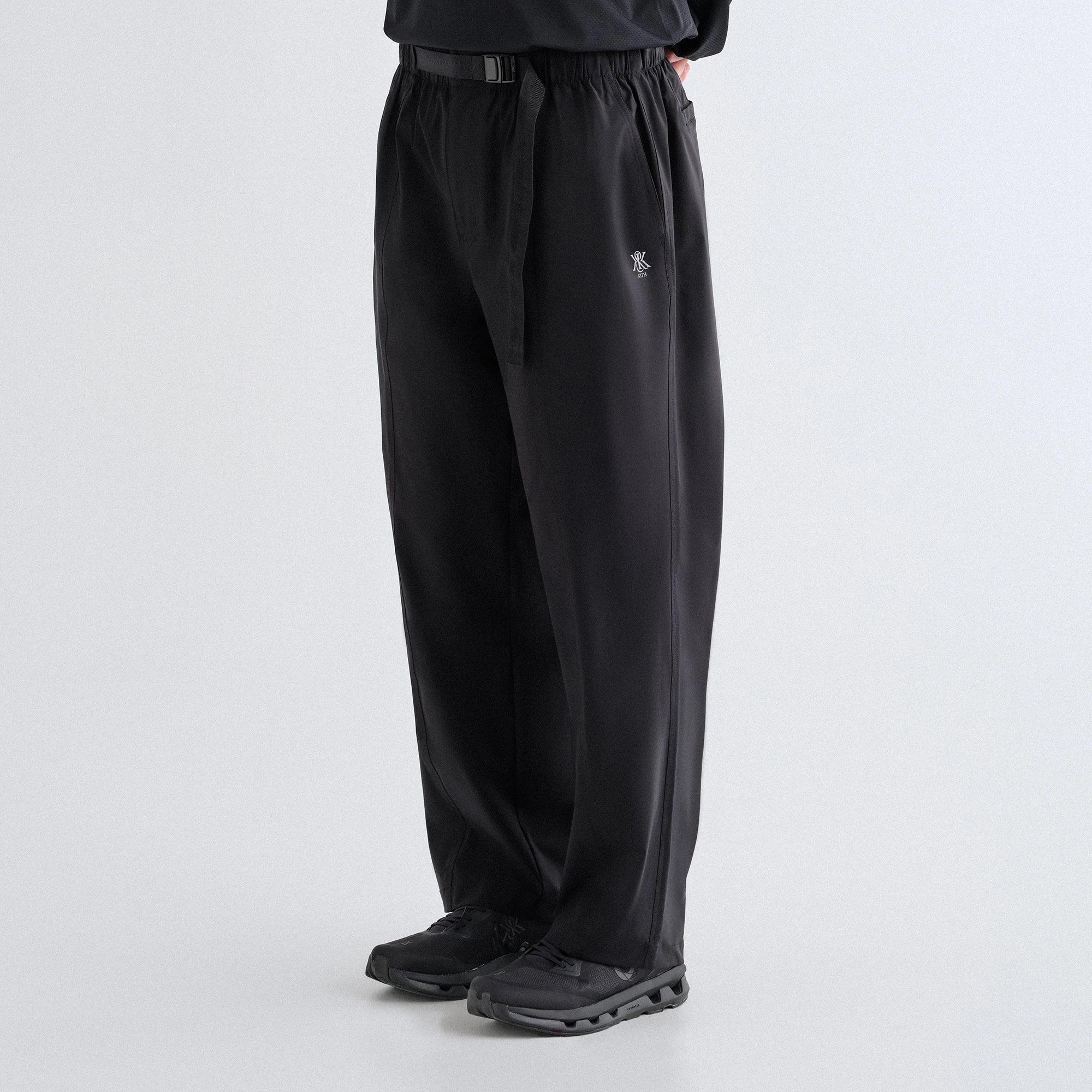 Pull-on style No Gap Waistband Kith Elias Pant - Black