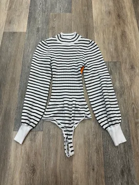 Bodysuit By The Nines In Striped Pattern, Size: S Breathable Lining Flex Fit Shoulder Construction