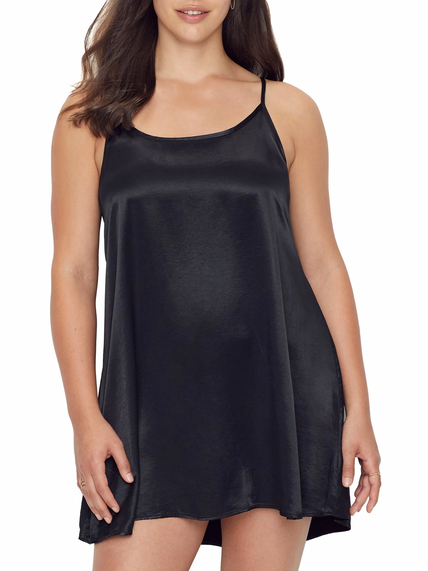 Abrasion Resistant Edges Plush Terry Cloth PJ Harlow Women's Allie Satin Chemise