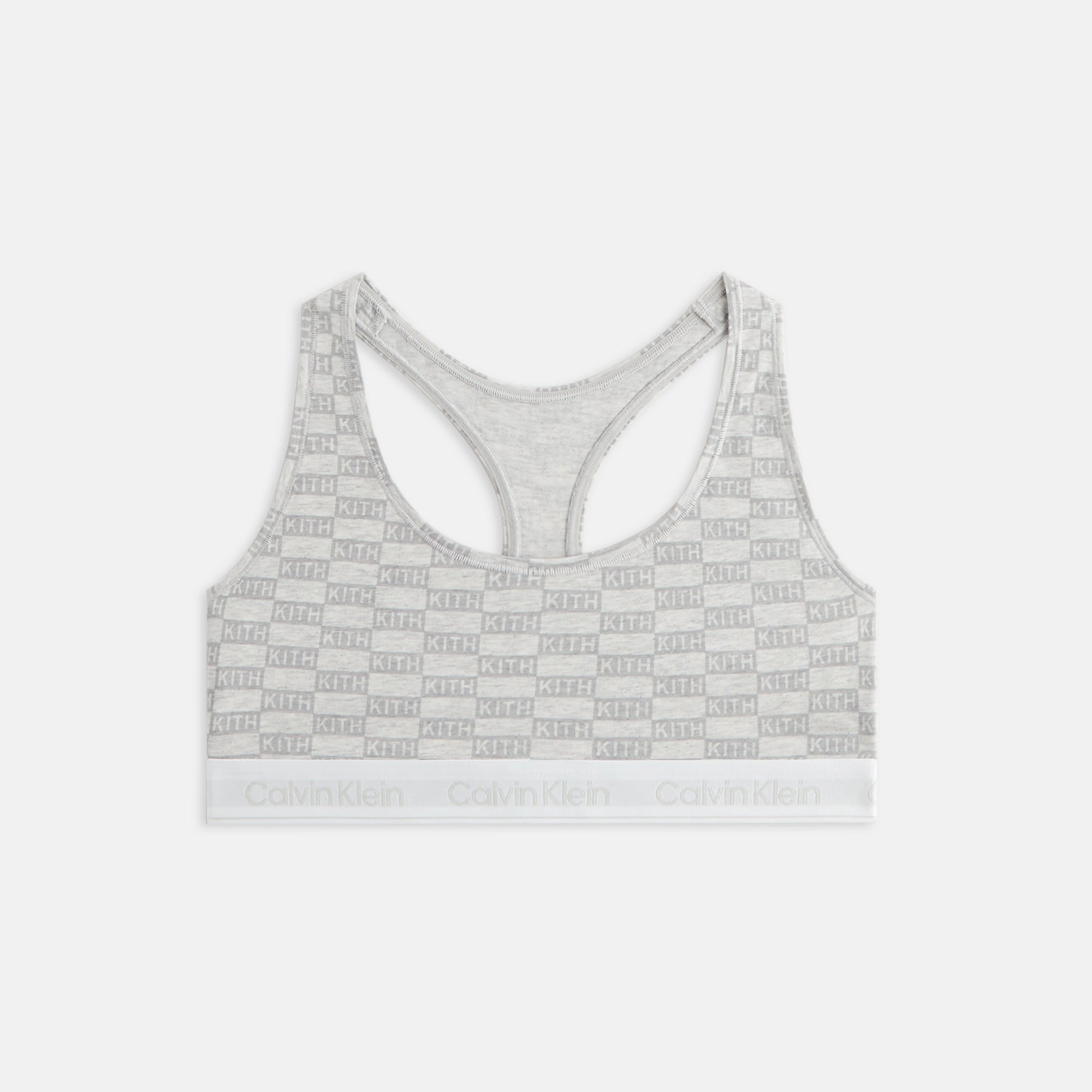 Kith Women for Calvin Klein Classic Bralette - Light Heather Grey All Fit Style Sporty Leaders