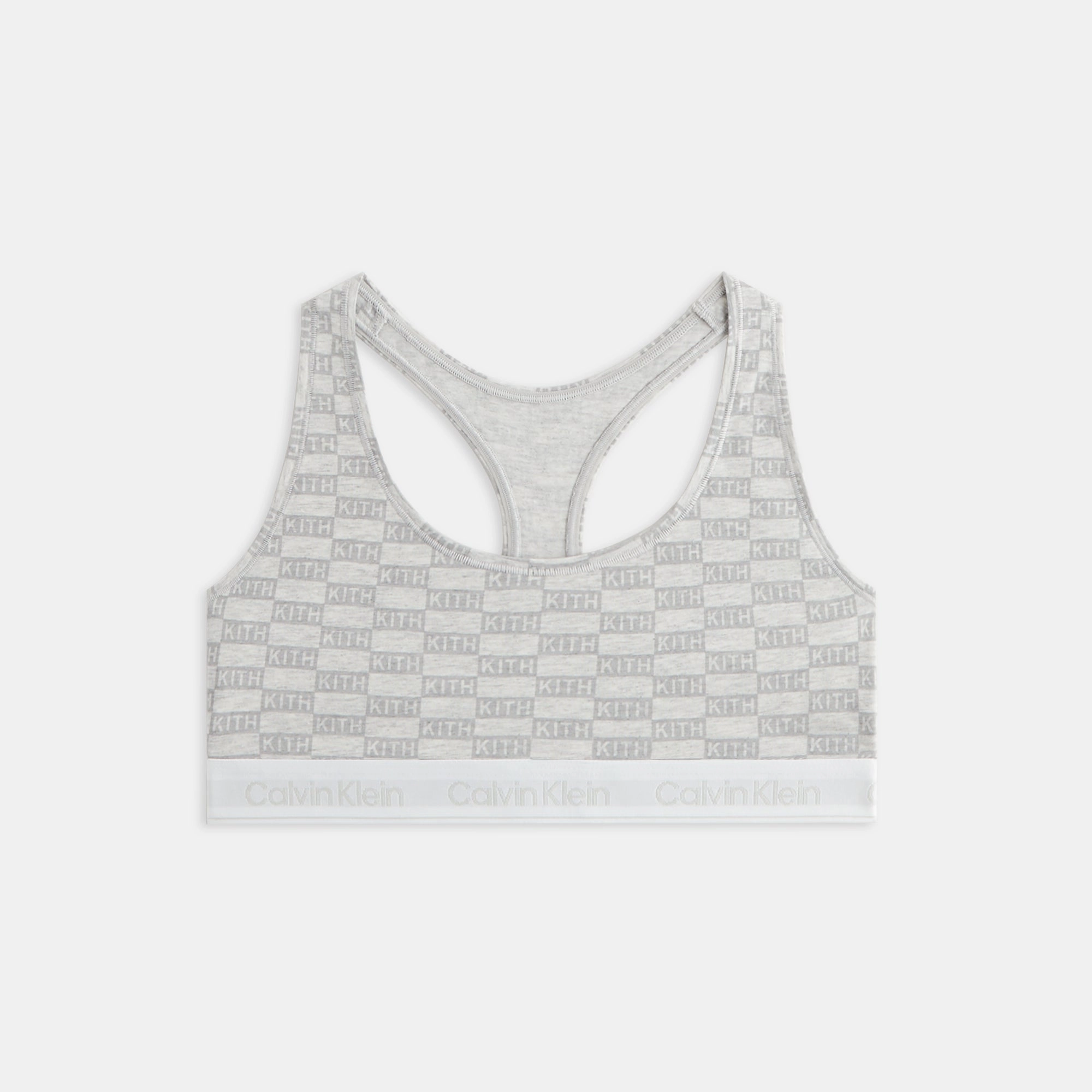 Track Seniors Kith Women for Calvin Klein Classic Bralette - Light Heather Grey