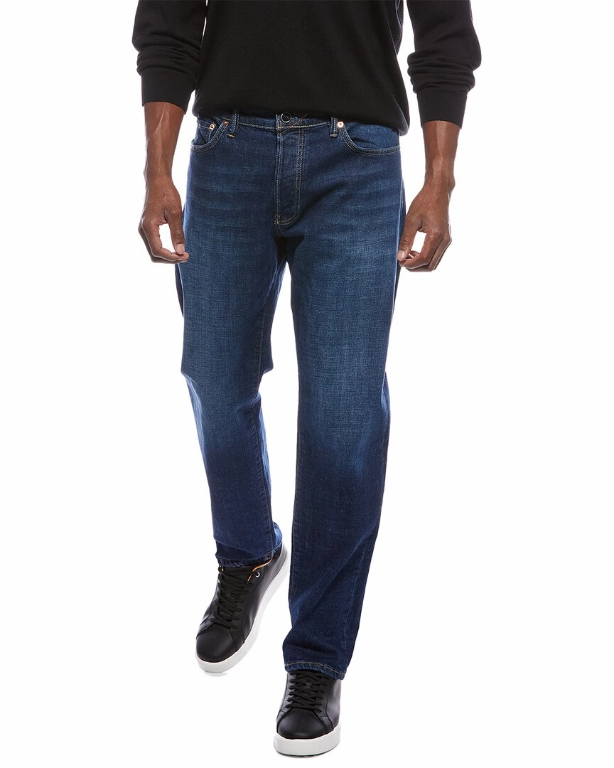 J.McLaughlin Hyland Dark Wash Straight Leg Jean Simple Comfort Street Ready