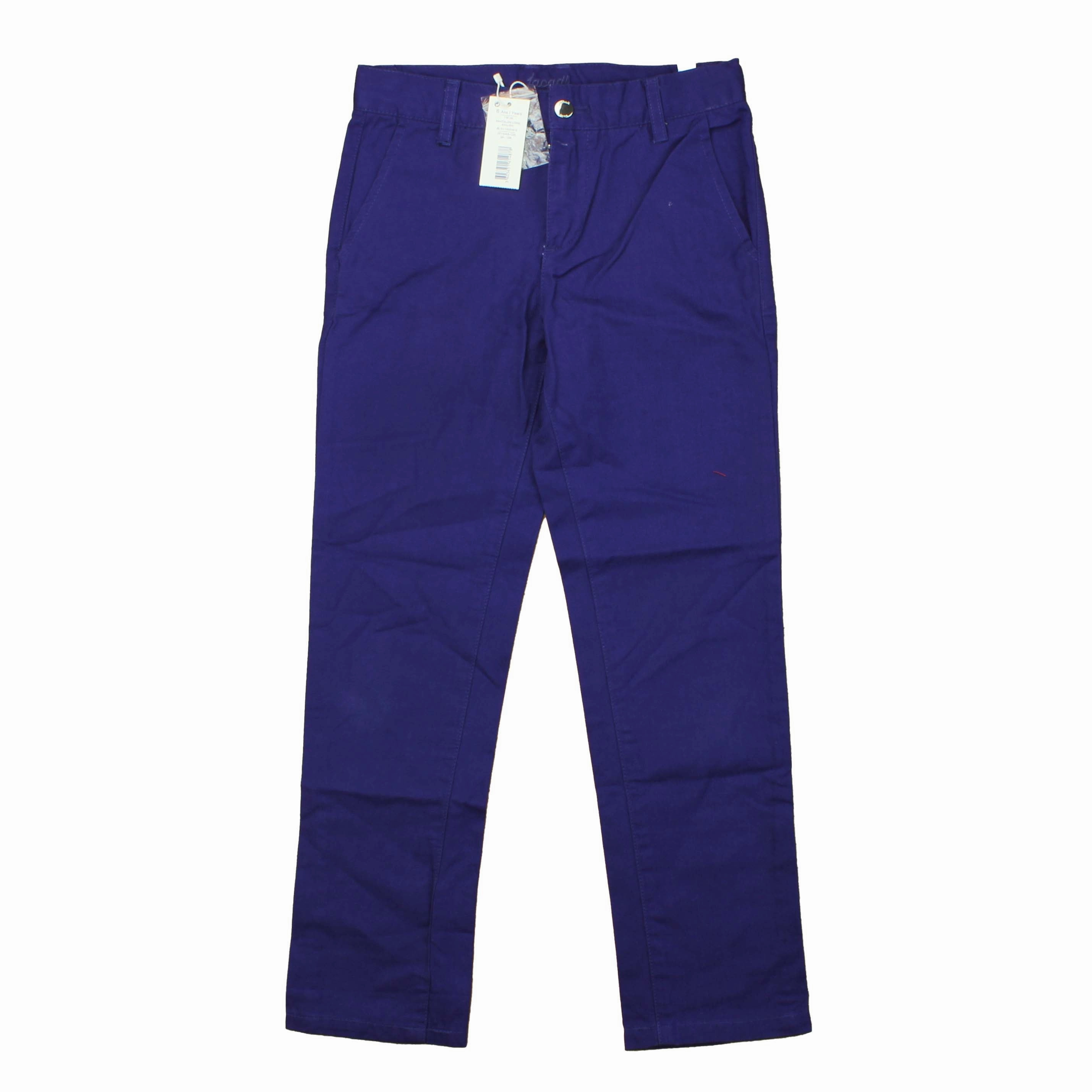 Jacadi Boys Purple Pants Fashion Stretch Seasonal Wear