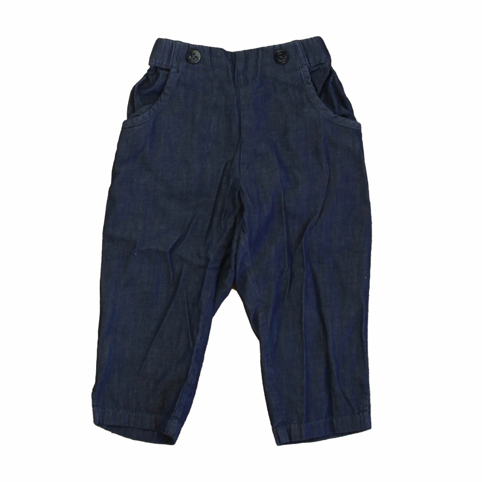 Jacadi Girls Blue Pants Smooth zipper closure
